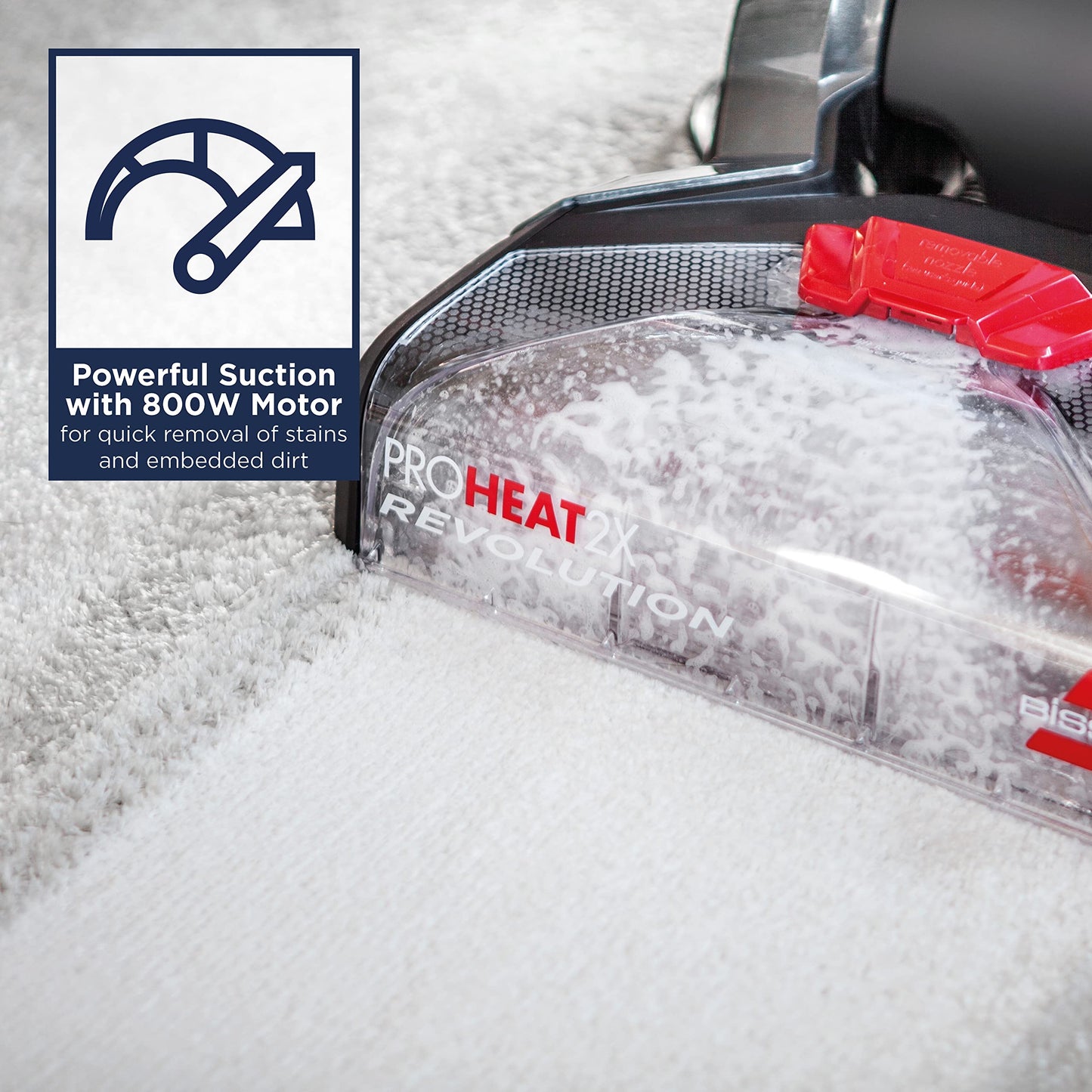 BISSELL ProHeat 2X Revolution, Carpet Cleaner, Carpet Stain Remover Outcleans the Leading Rental